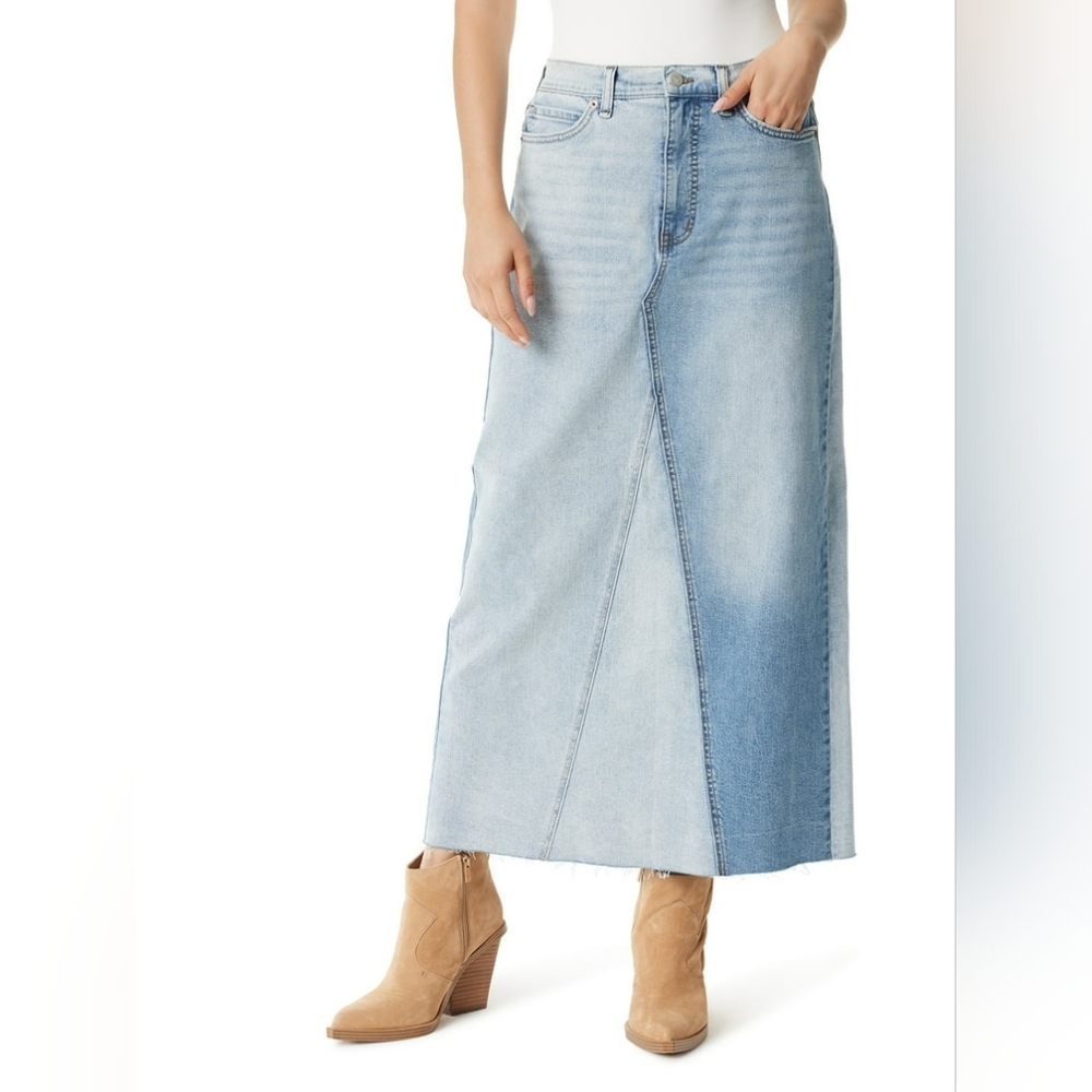 Jessica Simpson Women's and Women's Denim Maxi Skirt Size 10